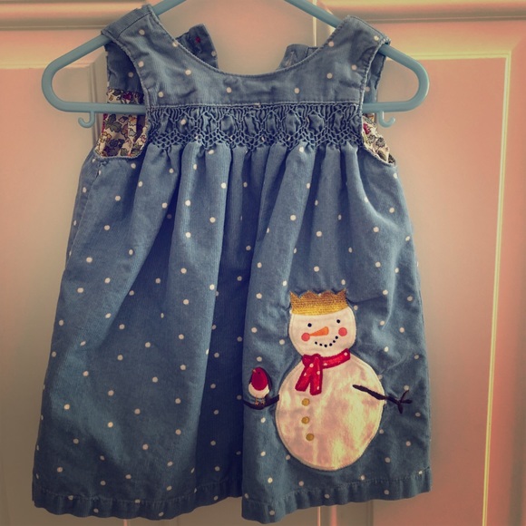 boden snowman dress